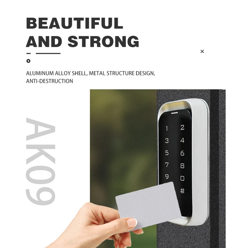 Yoursensor (YS515-W) Modern Remote Control Access Control System Smart Touch Keypad for Automatic Door /Gate /Apartments
