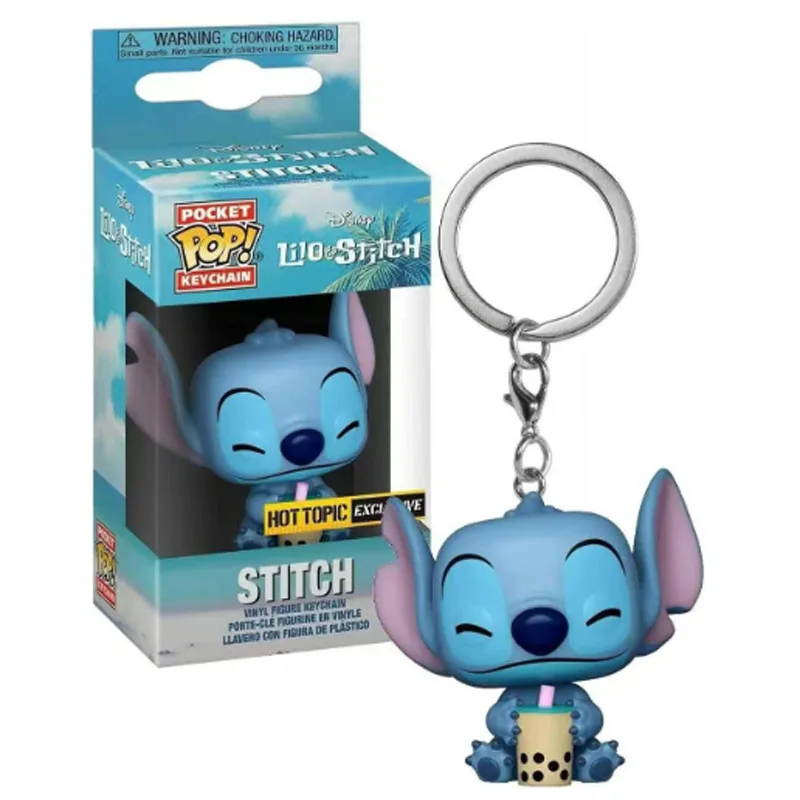 Funko Pop Elvis stitch Action Figure Keychain Toys 4cm