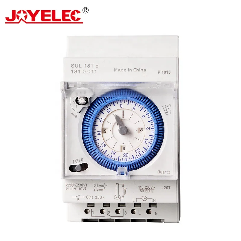 High Quality 24Hours 15Min Timer Switch SUL181D 24 Hour Mechanical 230V