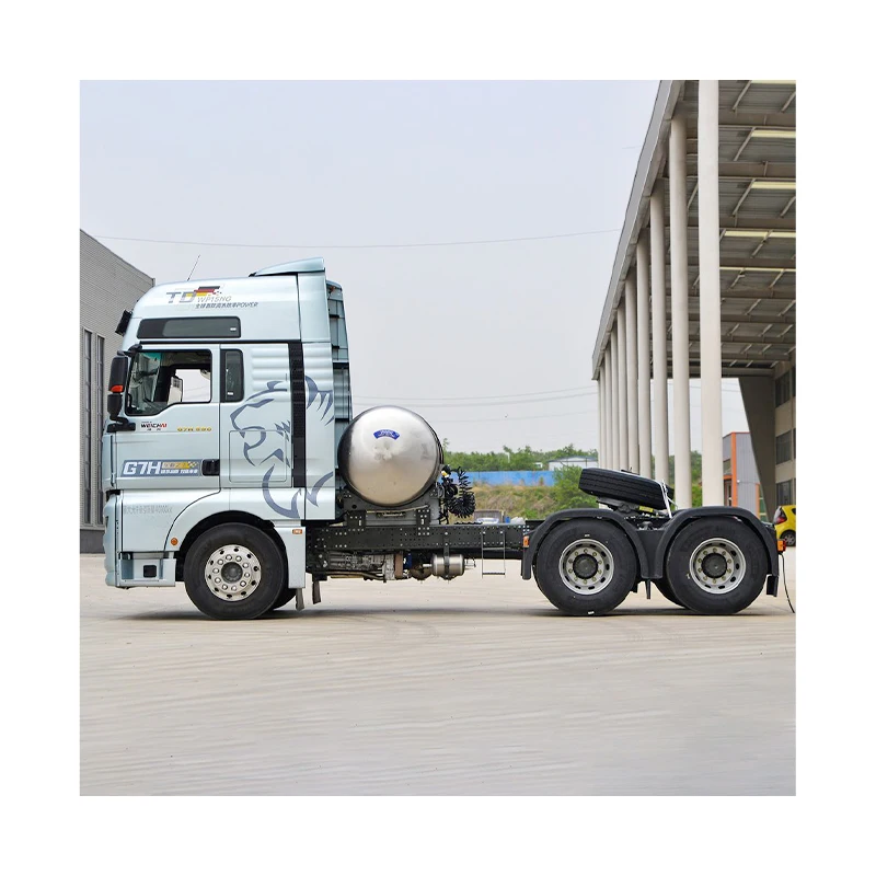 Sinotruk SITRAK G7H heavy-duty truck 590 HP 6X4 LNG automatic transmission tractor
