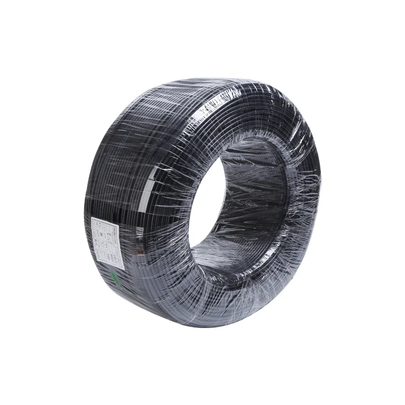 PVC Shiny Black Cable Protection Tube, Wire Cable Flame Retardant Non-Shrink Electrical Insulation Tube