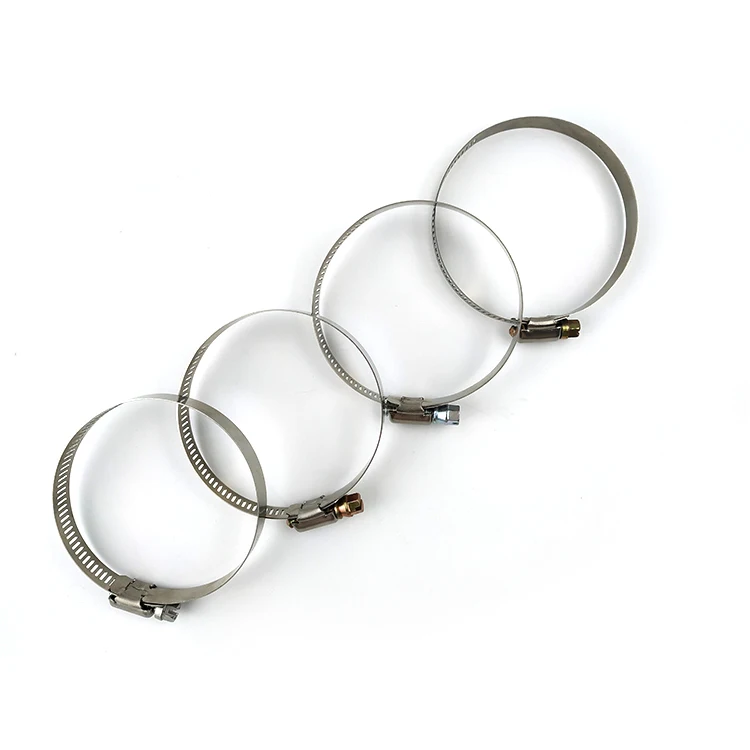 wholesale best price  67~85mm 304  mini american type pipe hose stainless steel clamp