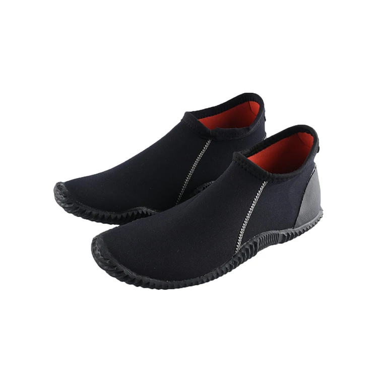 Surface Neoprene Vulcanized Shoes Diving Shoes 5mm Waterproof Rubber Vulcanized Diving Shoe Black Diving Boot