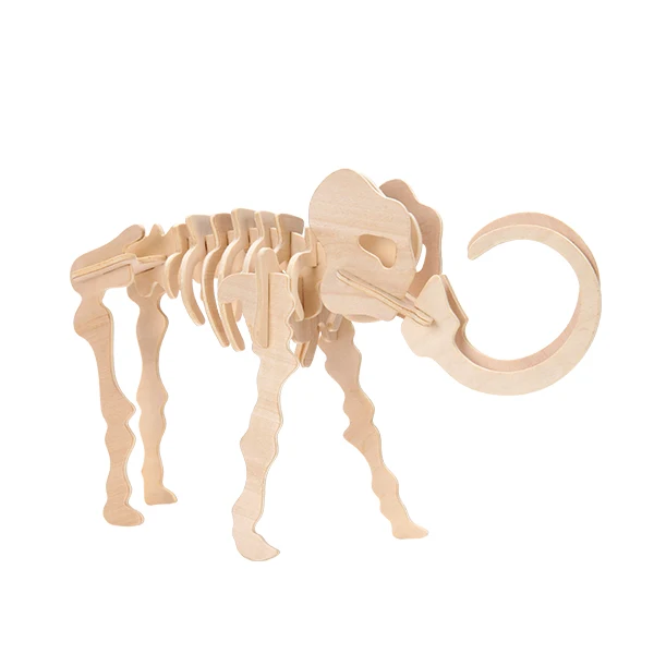 Wooden Kids Toy 3D Jigsaw Cartoon dinosaur Car Puzzles For Children Baby Educational Learning Toys