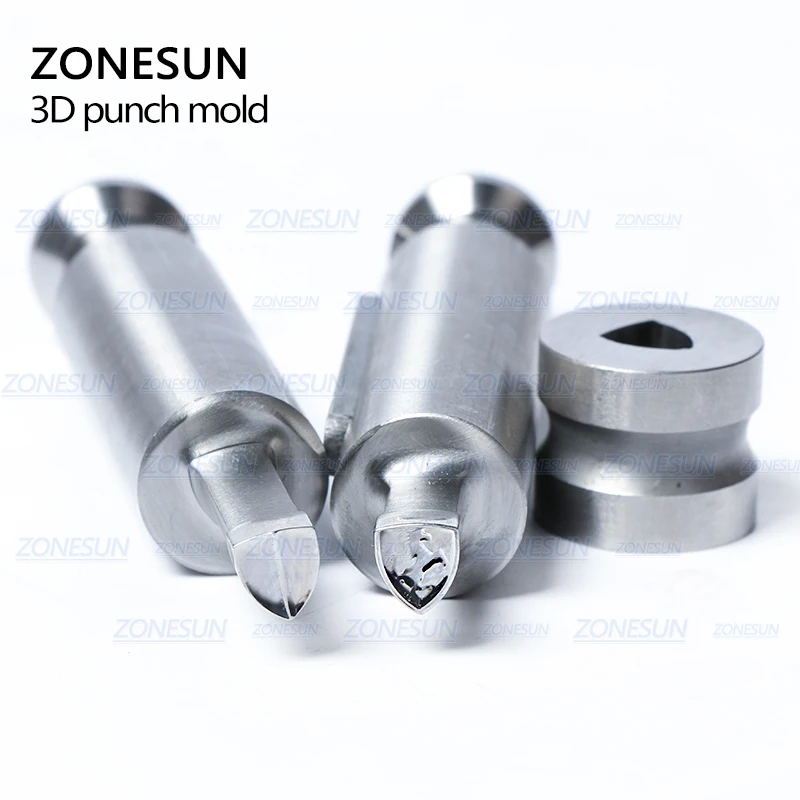 ZONESUN Horse Rotary Tablet Pill Press Die Candy Punch Die Set Custom Logo Die Cast Pill Press For Tablet TDP Machine