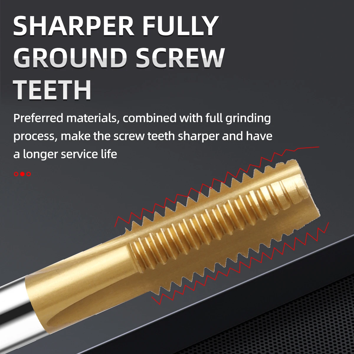 M2 Hgh-strength straight/tip/spiral Tap Special stainless steel