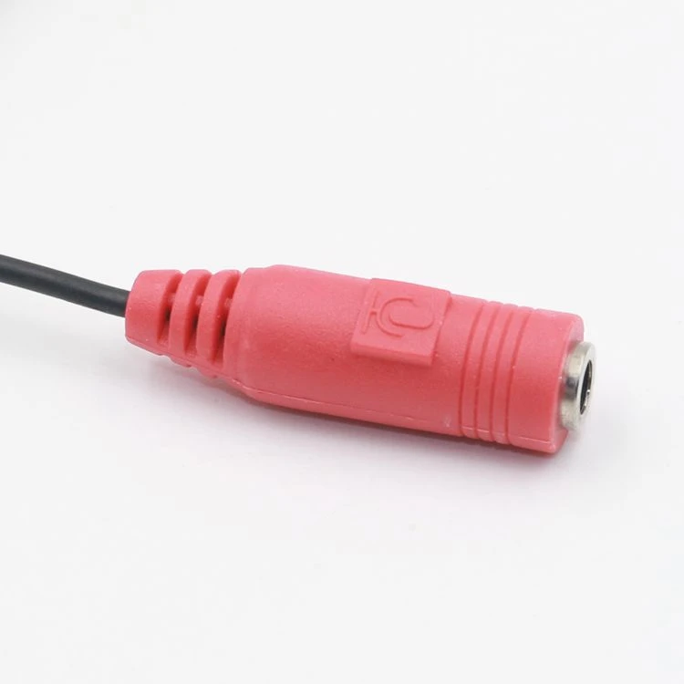 4-pins Sound Adapter TRS to TRRS 3.5mm Audio Jack Splitter for Microphones Headphones PC