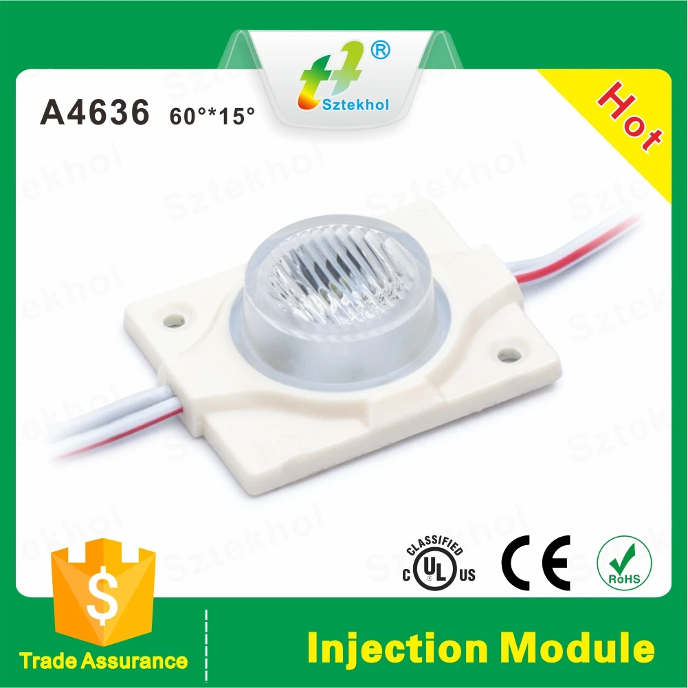 Hot Edge Light Outdoor Sign Single Chip Epistar SMD3030 DC12V Injection Led Module