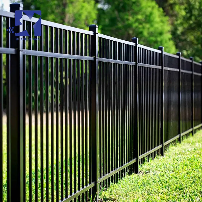Customization House Gates Wrought Iron Modern Designs Metal Steel Garden Fence