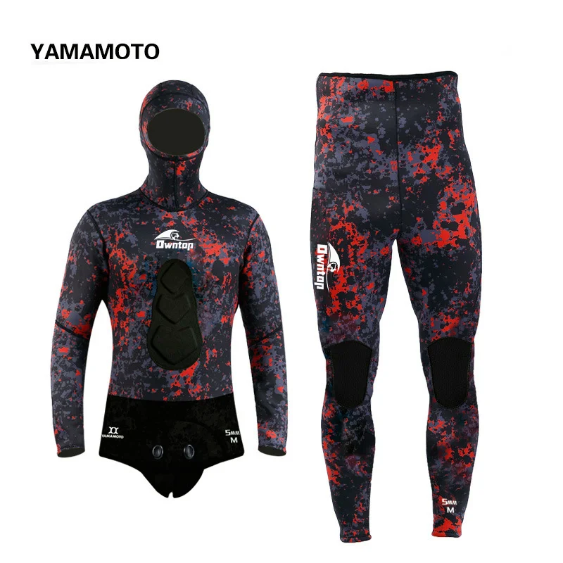 Custom OEM 5mm 7mm Open Cell Diving Spearfishing Freediving Wetsuit YAMAMOTO Rubber Neoprene Wetsuit Surf