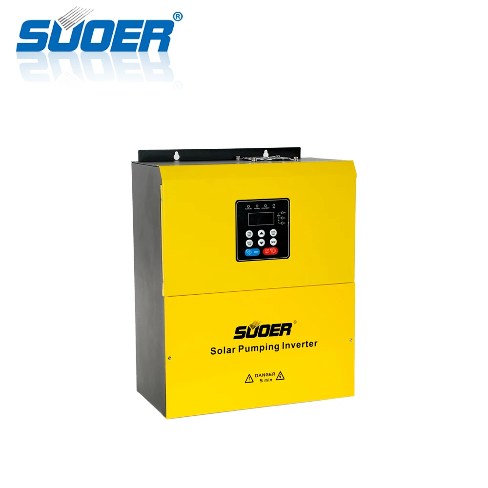 
Suoer 380V 4kw 4000w Three phase fan cooling solar water pumping inverter 