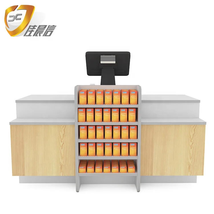 
Supermarket Checkout Counter/Good quality cash register/convenience cash stand for shop 