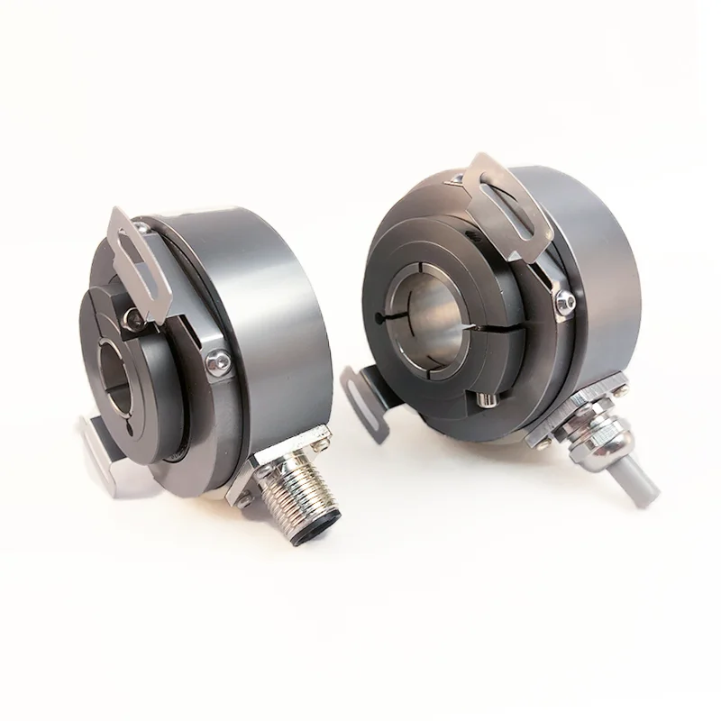 Hengxiang absolute ssi 25mm hollow shaft absolute rotary encoder rs485 KM58 16+24Bits multi turn absolute encoder