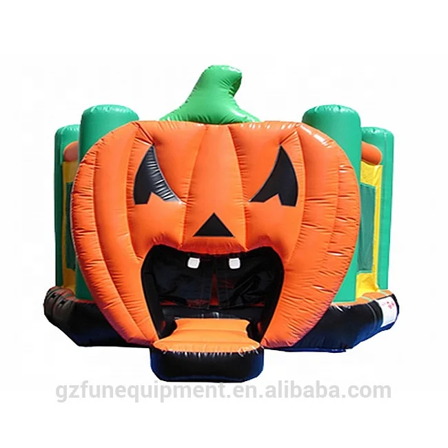 Inflatable Halloween bouncey castle pumpkin bounce house jumping castle