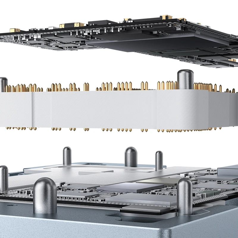 iParts Qianli iSocket Mega-iDea Fixture for IPhone 13/13Pro/13Pro Max Motherboard Layered Testing Frame Testing Repair 4 in 1