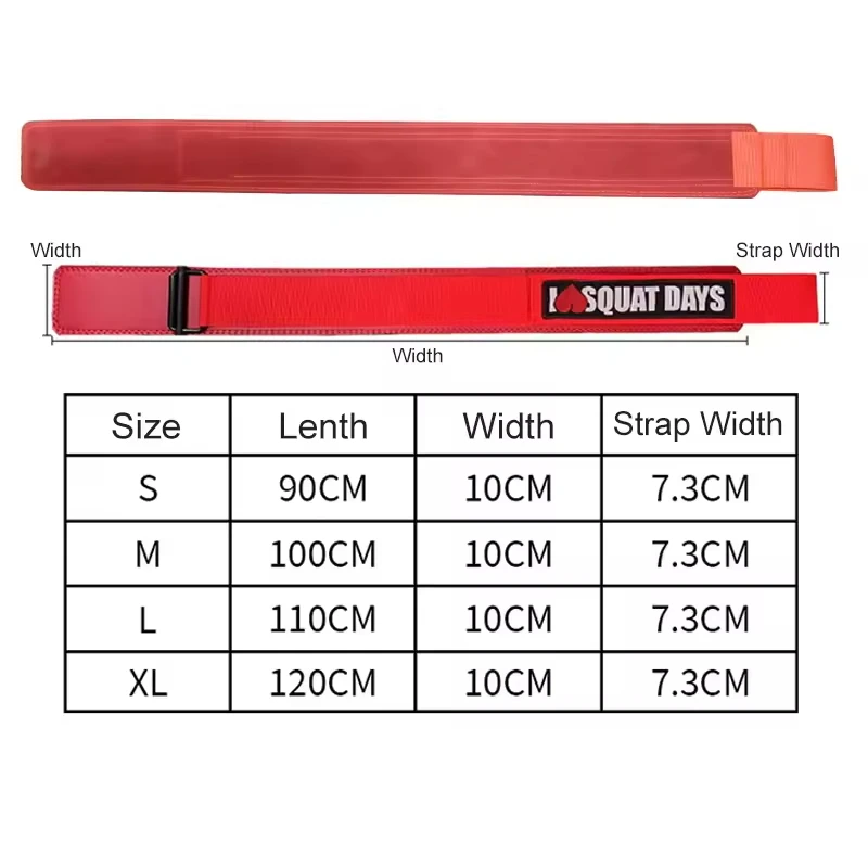 Custom New materials Steel Self-Locking Buckle High Quality Powerlifting Gym Belt Fitness Safety Leather Weight Lifting Belt