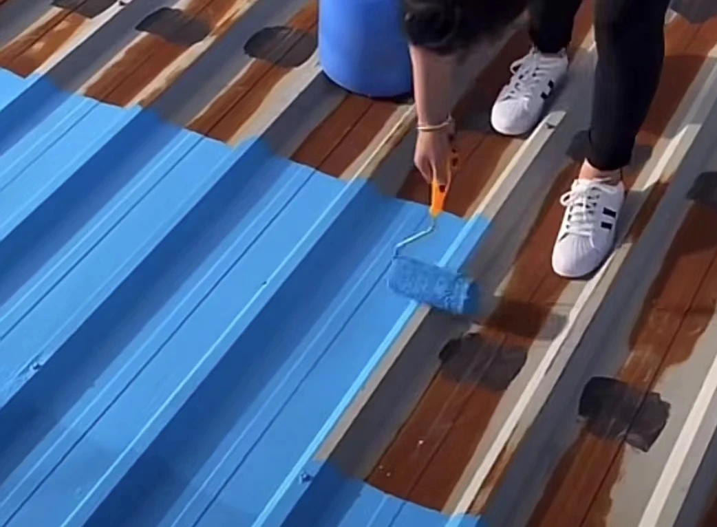 Environmental Friendly Raw Materials Silicon Polymer Waterproofing Coating for Roof Wall Metal