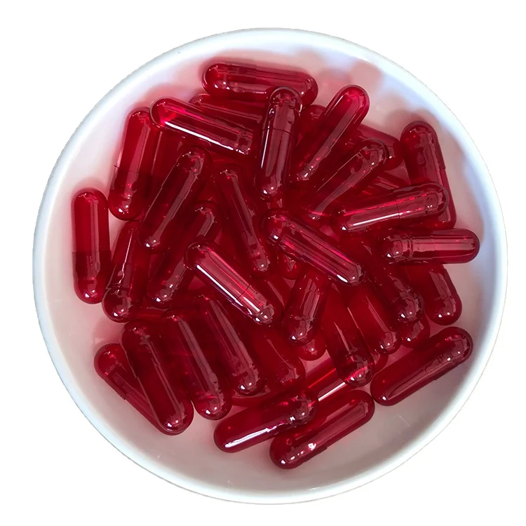 Various Color Natural Gelatin Empty Soft Capsules Size 00 0 1 2 3 4 For Medical