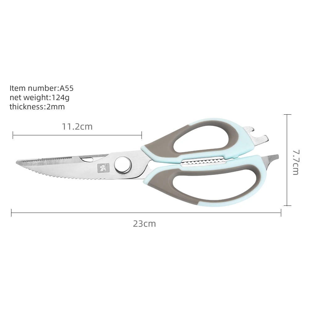 Factory wholesale multi-purpose kitchen scissors kitchen household tools stainless steel chicken bone scissors