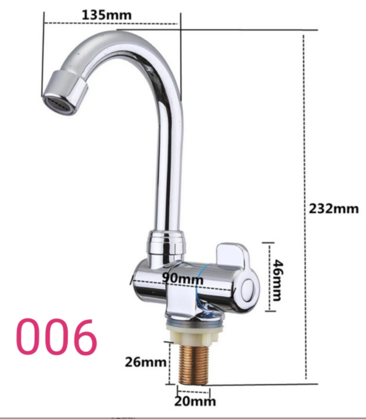 Towed rv yachts  Boat Caravan   Hot Cold Mixer Basin  Folding Faucet