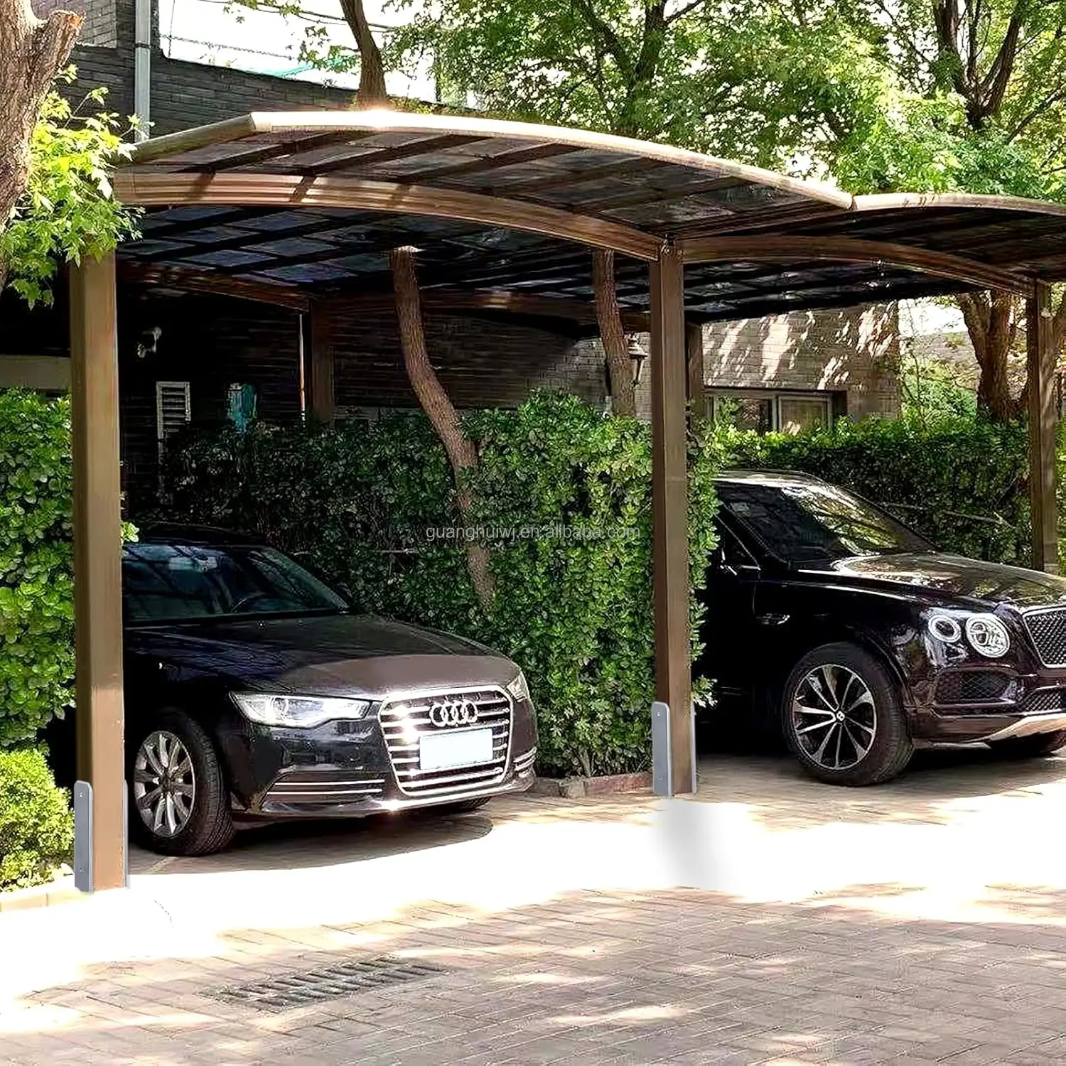 Post anchor H-form pole anchor