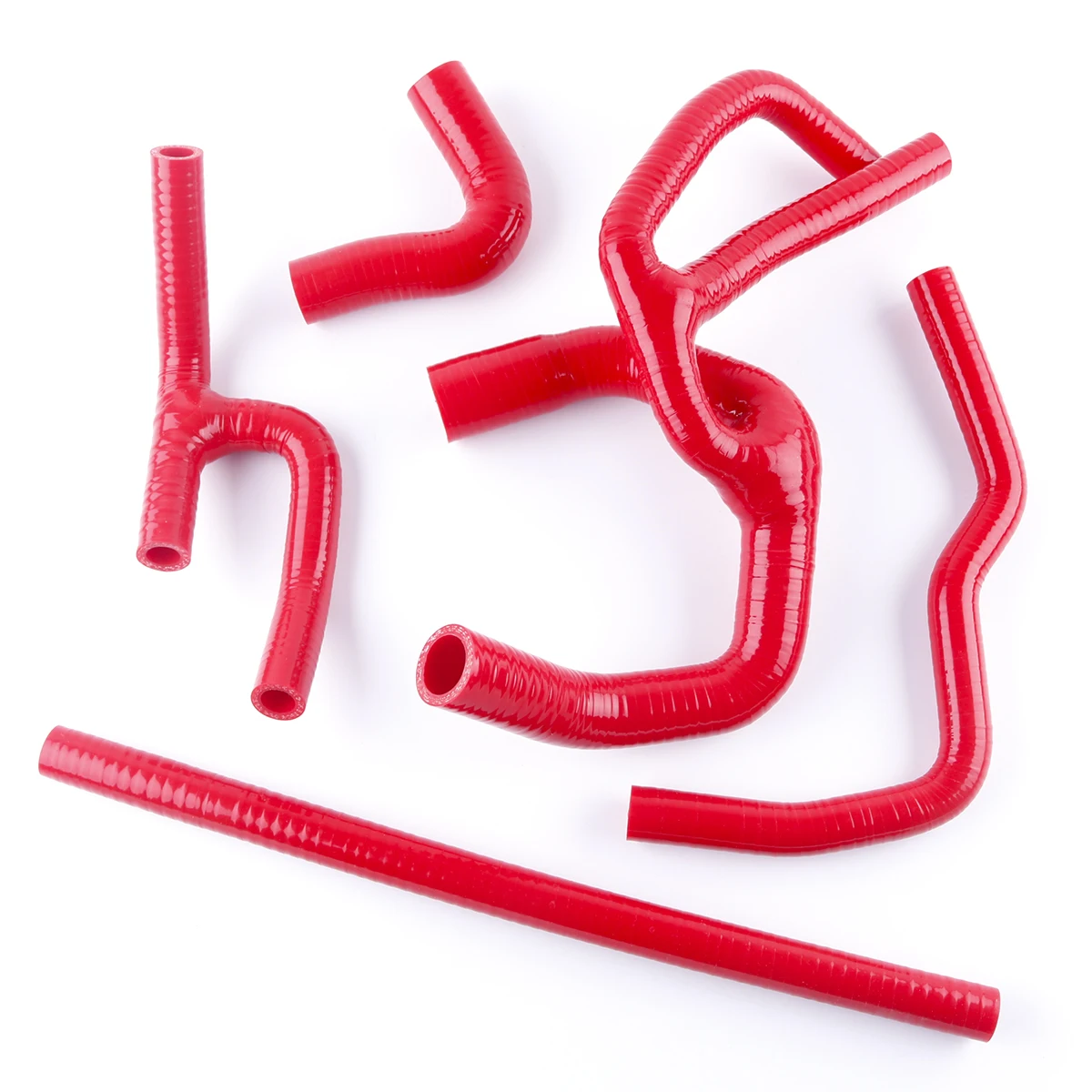 Силиконовый шланг для радиатора обогревателя красный Остин Мини Купер 1275 / 1300