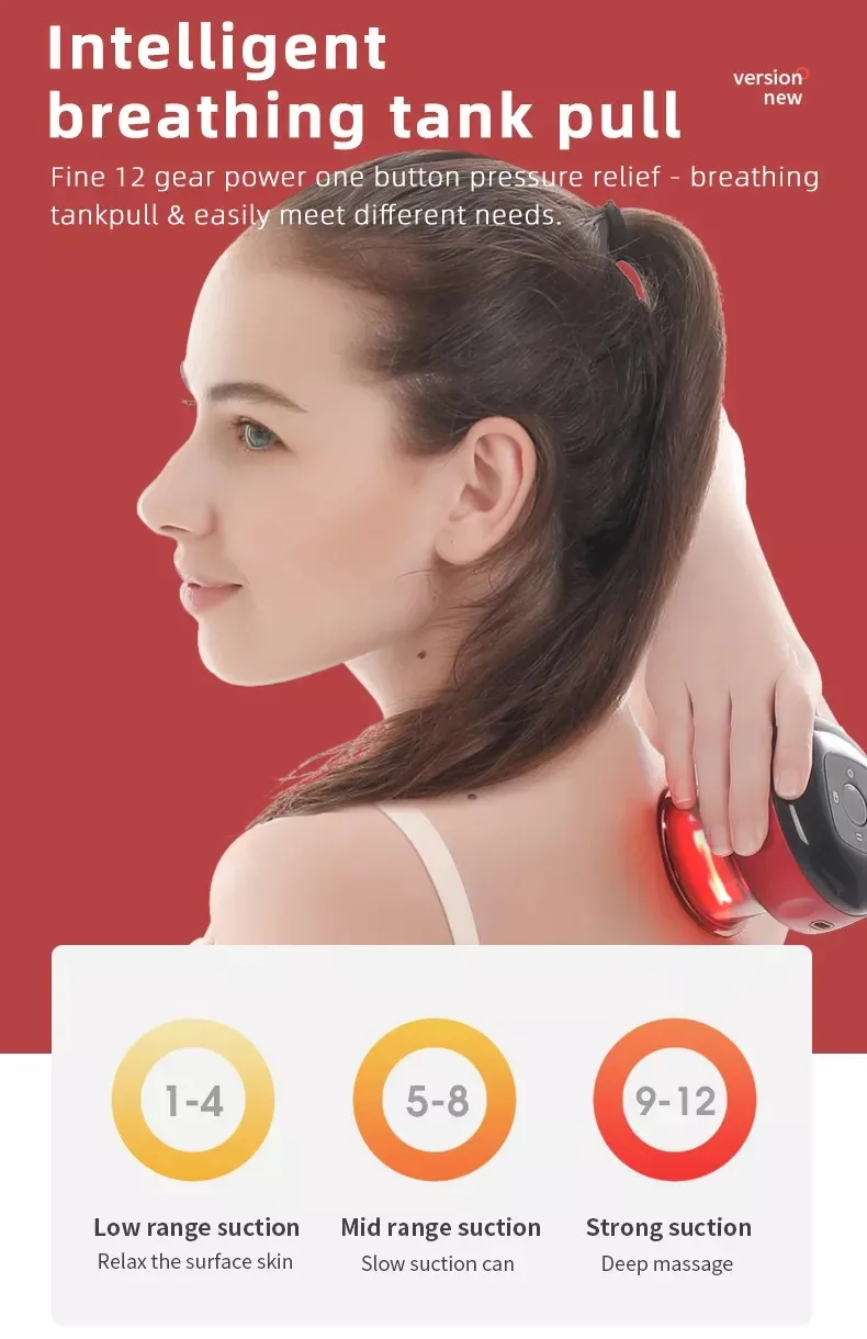 Amazon Hot Sale Vacuum Cupping Hijama Cups Electric Cupping Therapy Massager