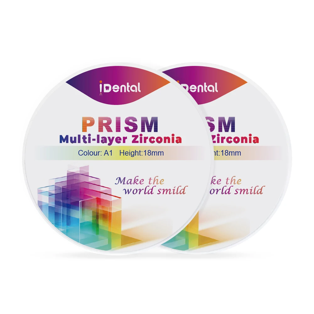Hot Sale Dentur Cutter Burs Cerec Compact Milling Bur Multilayer Blockzirconia 18mmzirconia Porcelain Dental Zirconia Block