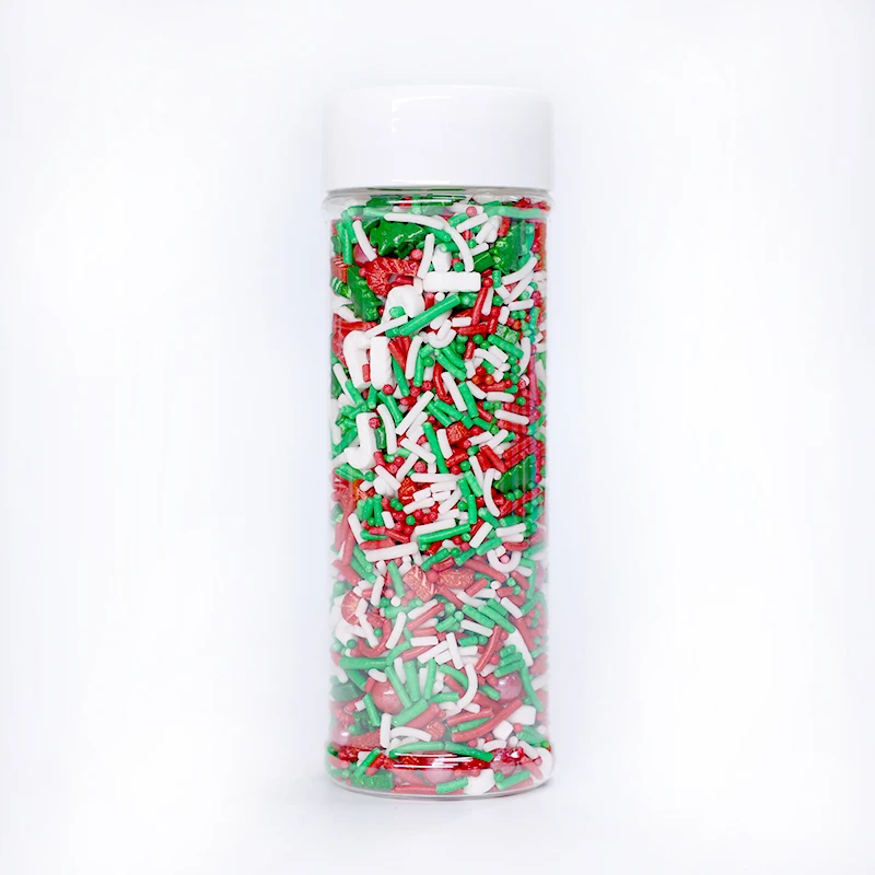 Good Quality Halal Christmas Baking Decorate Candy Edible Sprinkles Cake Decoration Jimmies
