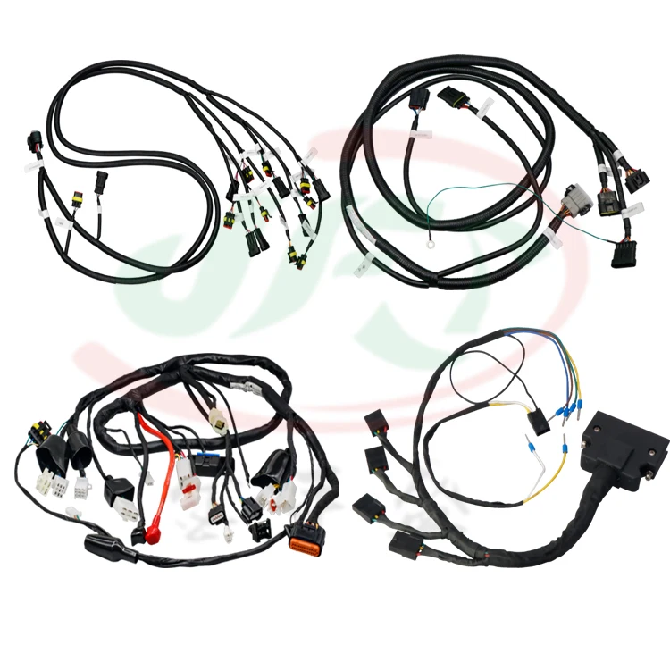 Hot Sales Wire Male Socket 1156 Ba15S Three Harness Cable 120Pin Terminal Power Connector Car Wiring Harness for Headlight