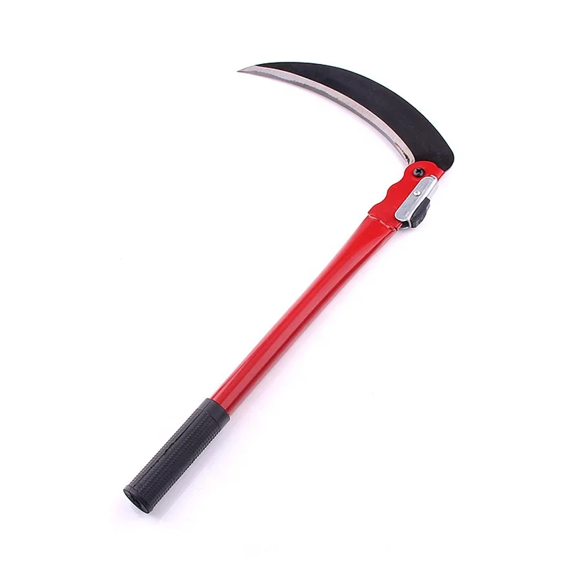 Hot Sale Agricultural Garden Grass Wooden Handle Carbon Steel Sickle