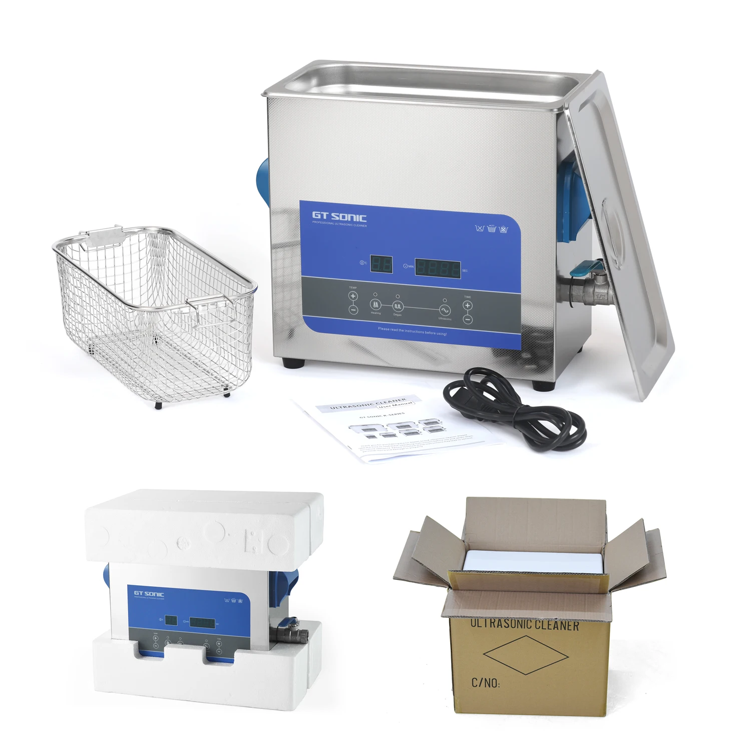 Gt Sonic музыкальные инструменты, ультразвуковая очистка, безопасная Очистка для записи, 6 л, ультразвуковой очиститель виниловых записей