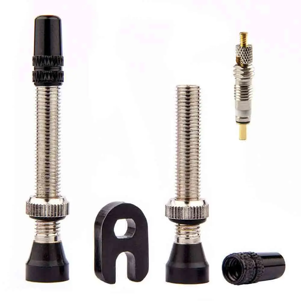 S-35mm 44mm 48mm 60mm 80mm 100mm 105mm Aluminum Copper Wheel Presta Tubeless  Universal Valves Stem-Alloy Presta Valve Stem