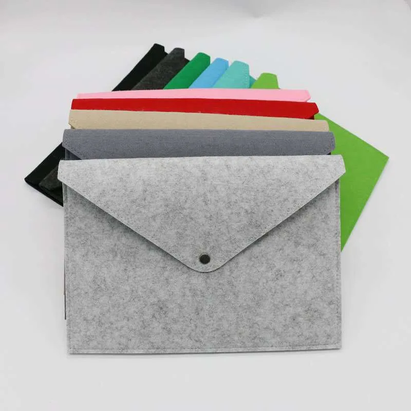 Laptop Bag Sleeve 12 13.3 14 15 16 Inch Non-woven protective cover felt file bag custom felt computer storage bag