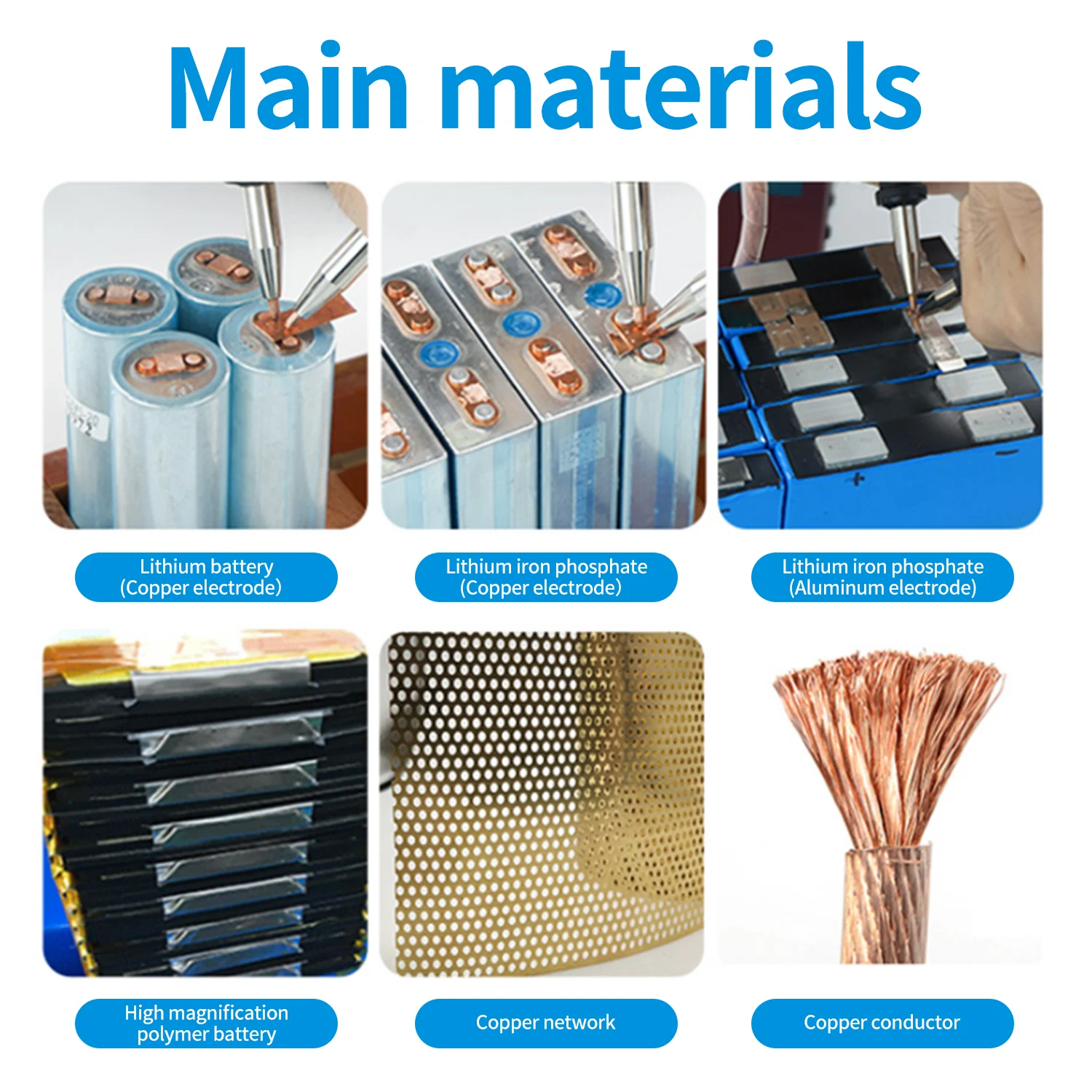 36KW 42KW HT-SW02H Capacitor Storage Portable Spot Welding Point for Batteries DIY Spot welder Battery Cell Welding Machine