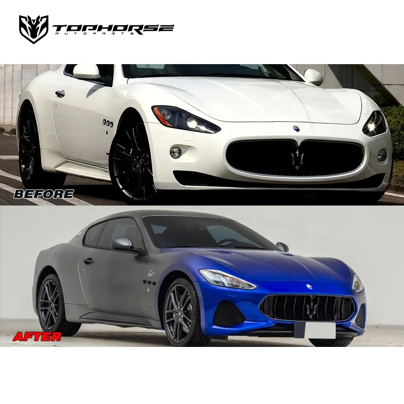 Front Bumper For Maserati GranTurismo Zeda Sport Grille  Auto Parts Car Bumper PP Material