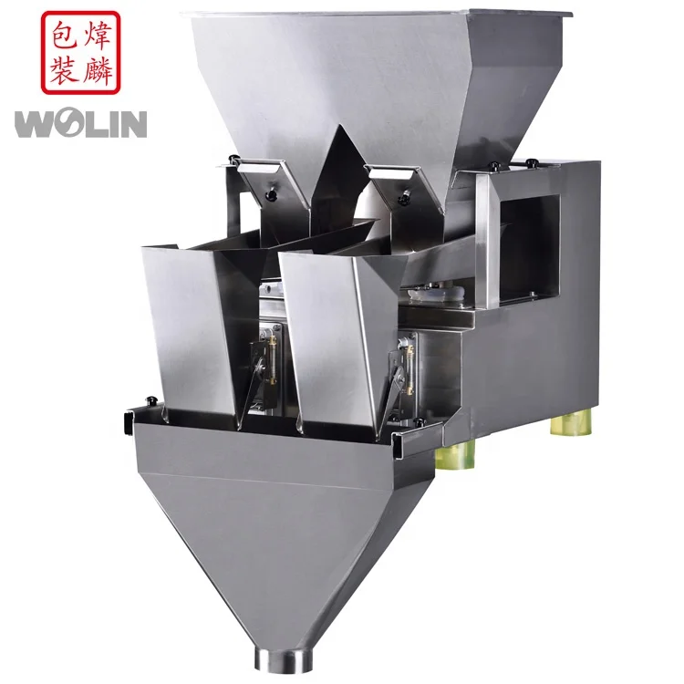 Smart weight automatic filler weight filling machine cat litter rice sugar beans nuts seeds 10-2kg twin head  linear weigher