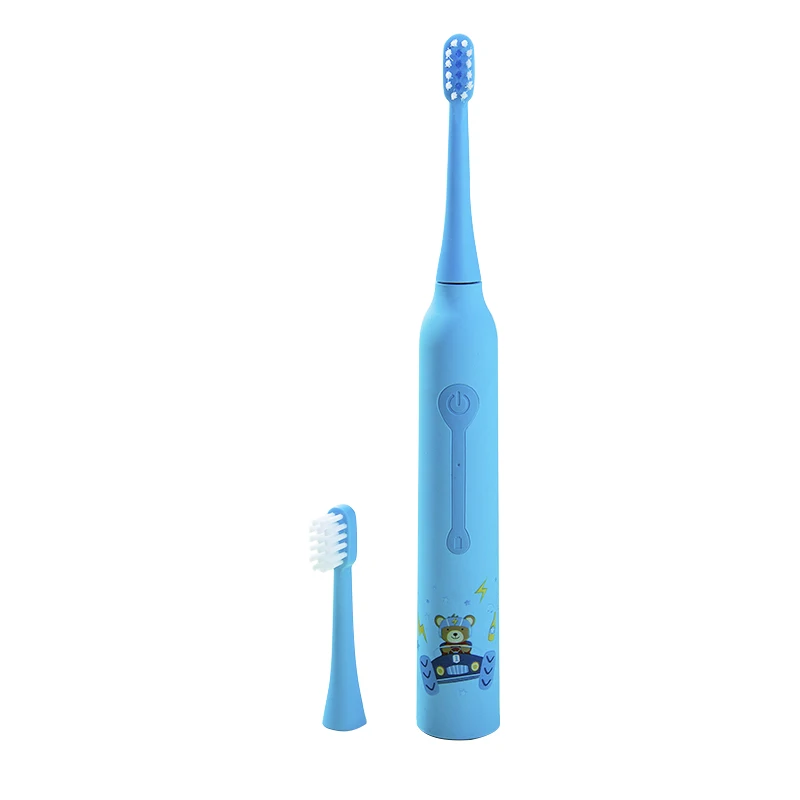 
Wholesale rotating silicon led sonic rechargeable kids electric toothbrush 