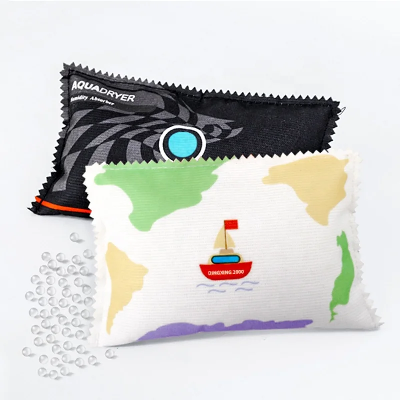 Customizable Car Dehumidifier 100G 235G 350G 1000G Dry Desiccant Packs Private Label Silica Gel Dehumidifier Bag