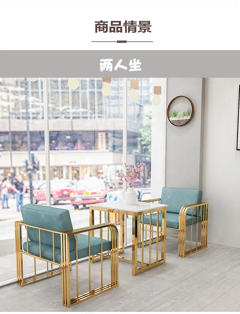 Nordic custom restaurant couch coffee shop removable washable corner KTV bar sofa office reception sofa