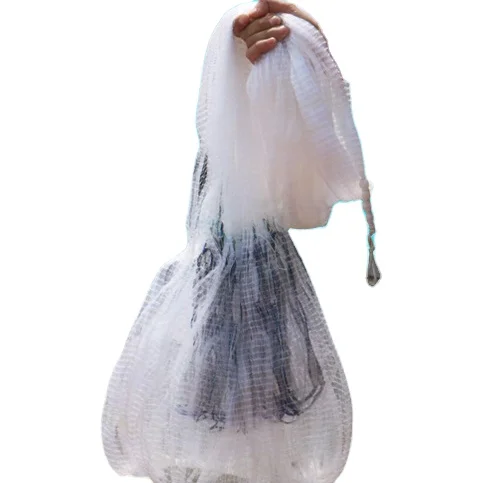 Nylon Strong Automatic Casting Fishing Net Monofilament Bottom Pocket Cast Net
