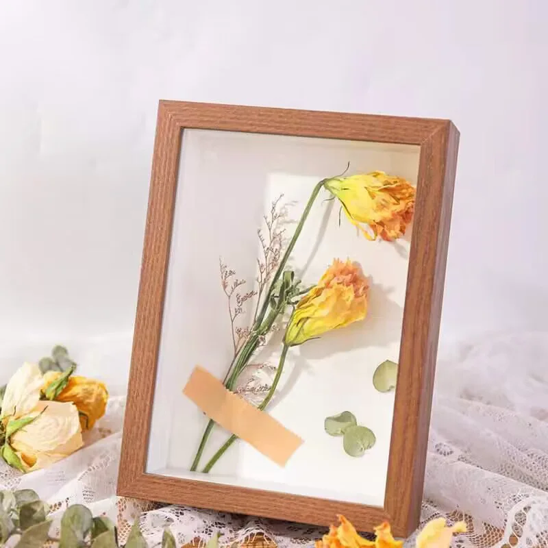 Hollow three-dimensional picture frame is suitable Diy shell clay painting insect dried flower specimen souvenir doll collection