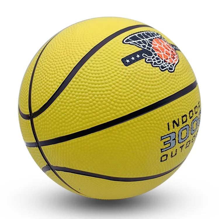 factory cheap rubber basketball ball for training toys size 5