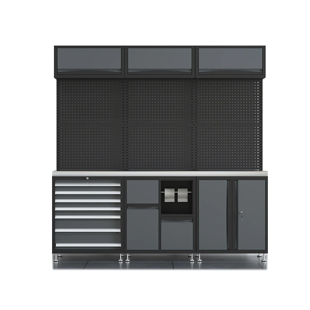 2024 Cold Rolled Steel Tool Cabinet storage efficiency Garage Heavy Duty mental steel tool cabinet workshop Metal tool cabinet