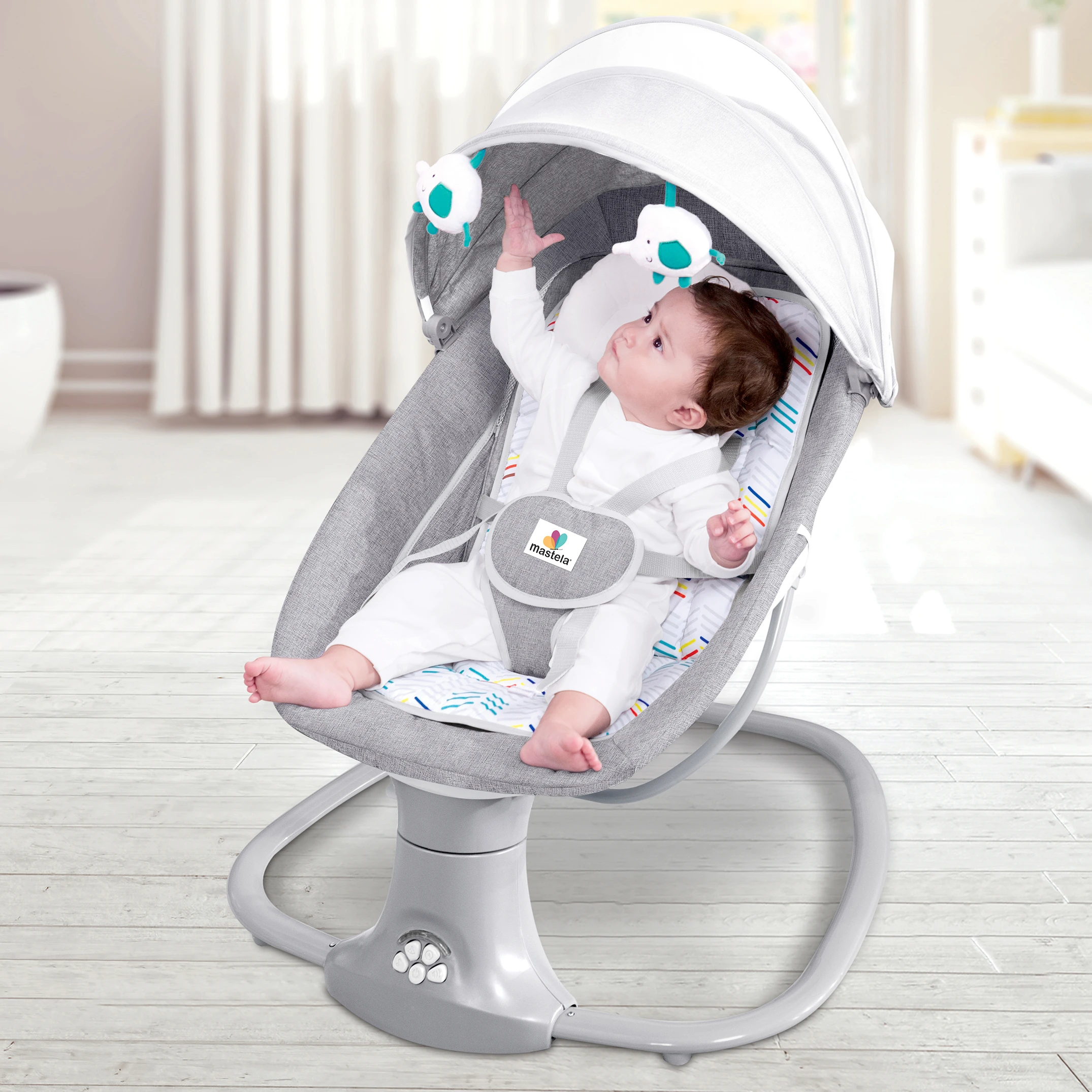 
Hot sale new Baby Rocker Bouncer Chair Infant Comfort Swing Chair Lightweight Electric Rocking Chair 
