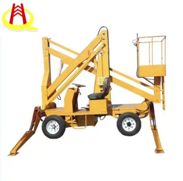 Towable Boom Lift 10m 12m 14m 16 M Height Manlift Drivable Articulating Boom Lifts