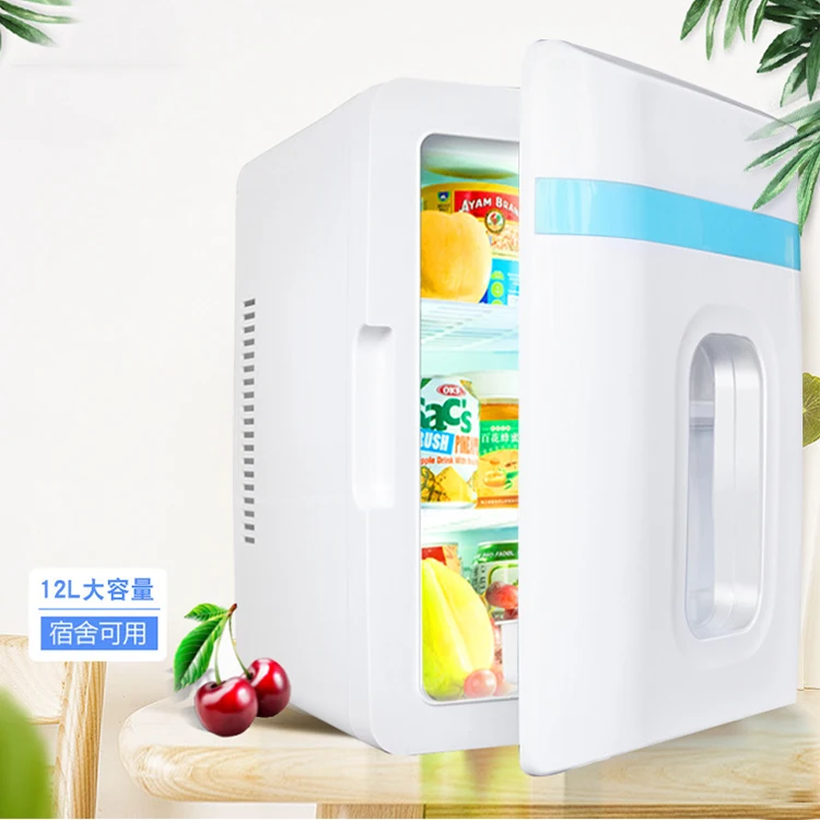 12L ABS White Mini Car Fridge Portable Car Fridge Freezer Car Fridges For Travel