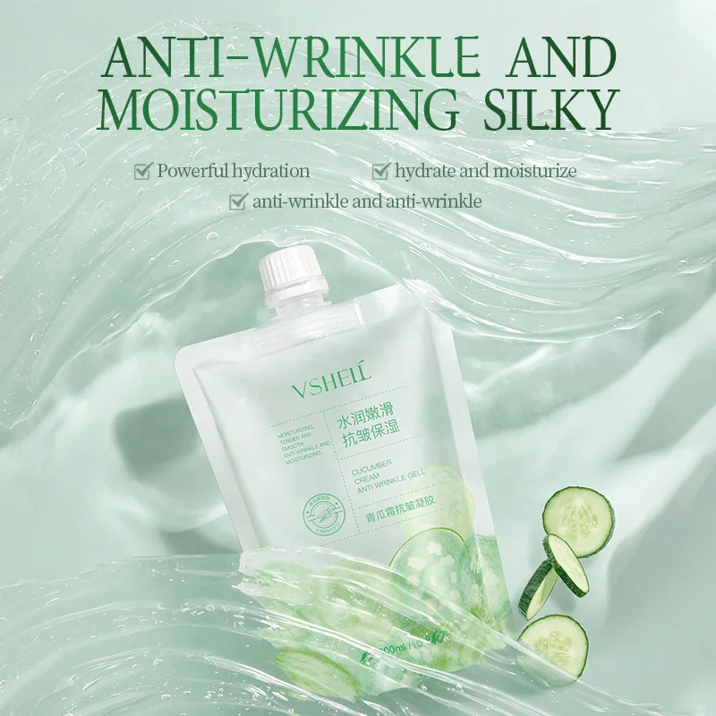 Cucumber Massage Cream for Skin Prone Dryness Sooth And Calming Daily Gentle Natural Cruelty Free Facial & Body Moisturizer Gel