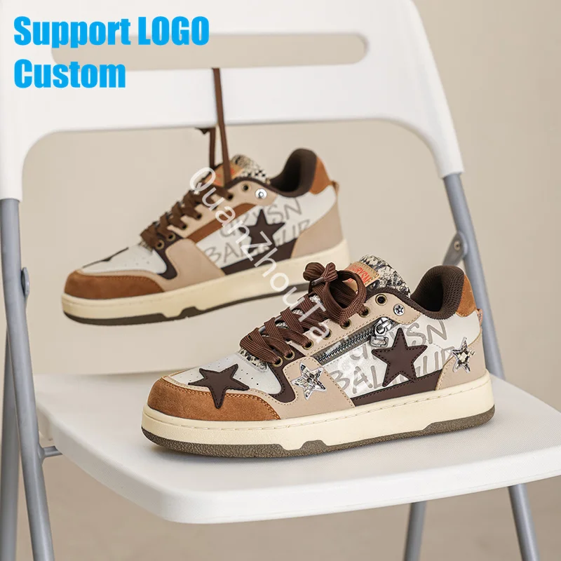 OEM& ODM Mens White Casual Shoes Low Top Canvas Sneakers Lace Up Casual Shoes Black Fashion Walking custom Shoes for Men