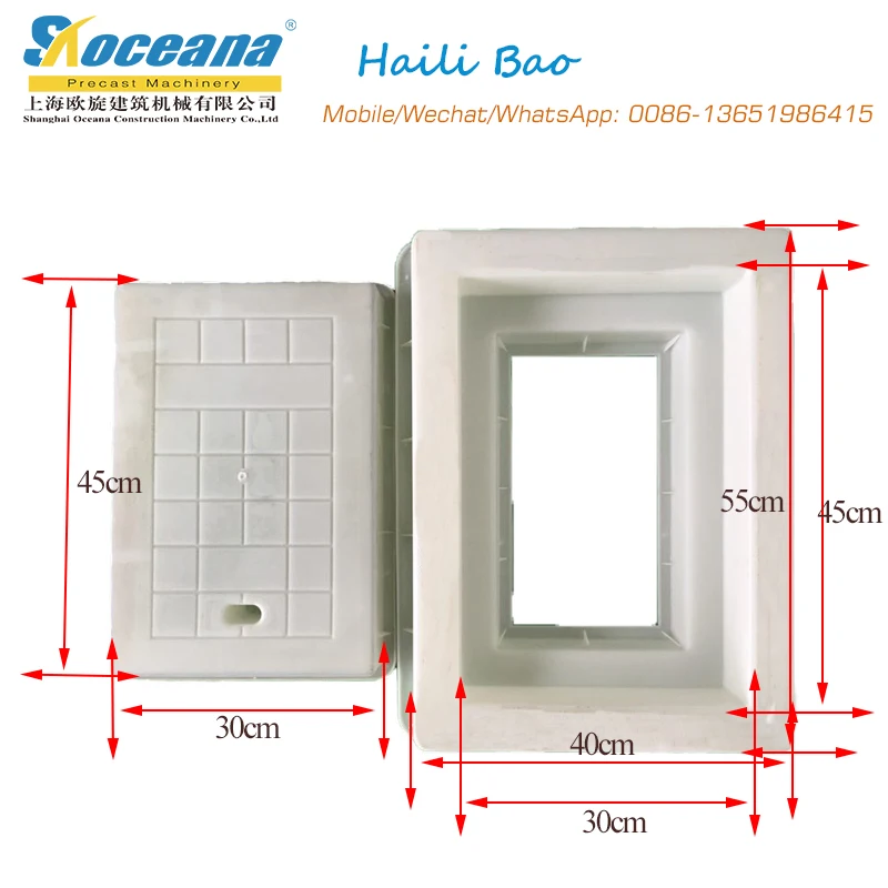 Factory High Quality precast concrete manhole moulds, concrete manhole cover mould